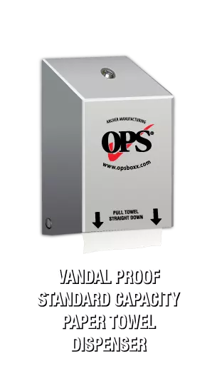 Standard Capacity Vandal Proof Paper Towel Dispenser