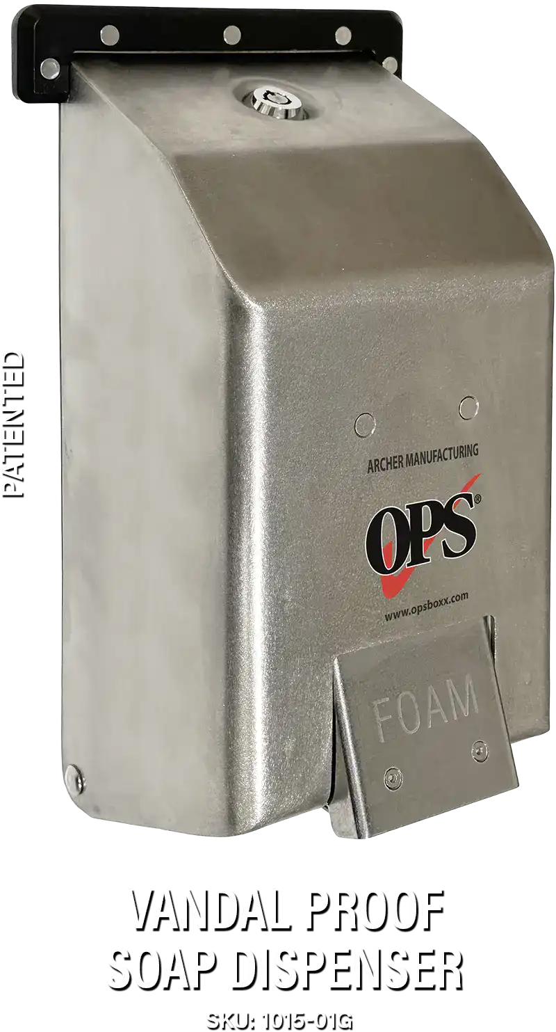 Vandal Proof and Tamper Proof Soap Dispenser